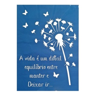 Stencil Dente Leão Frase Molde Pintura Leao A4 20x30cm em Oferta na Shopee