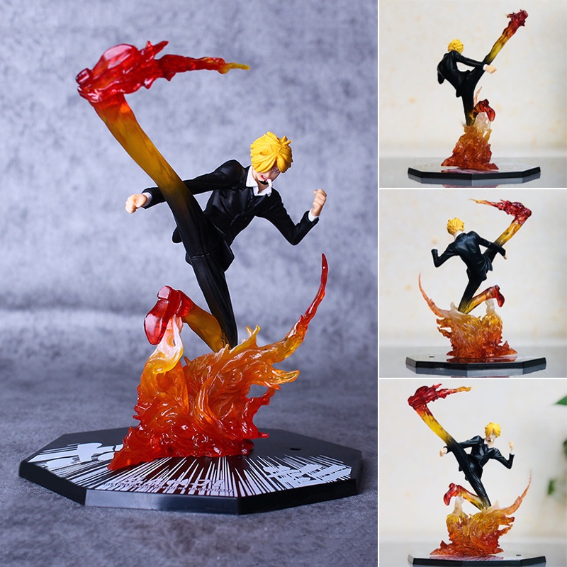 ONE PIECE Model Toy with Action Effects Sanji Cartoon Anime Figures  Collectibles for Japanese Anime Fans | Shopee Brasil