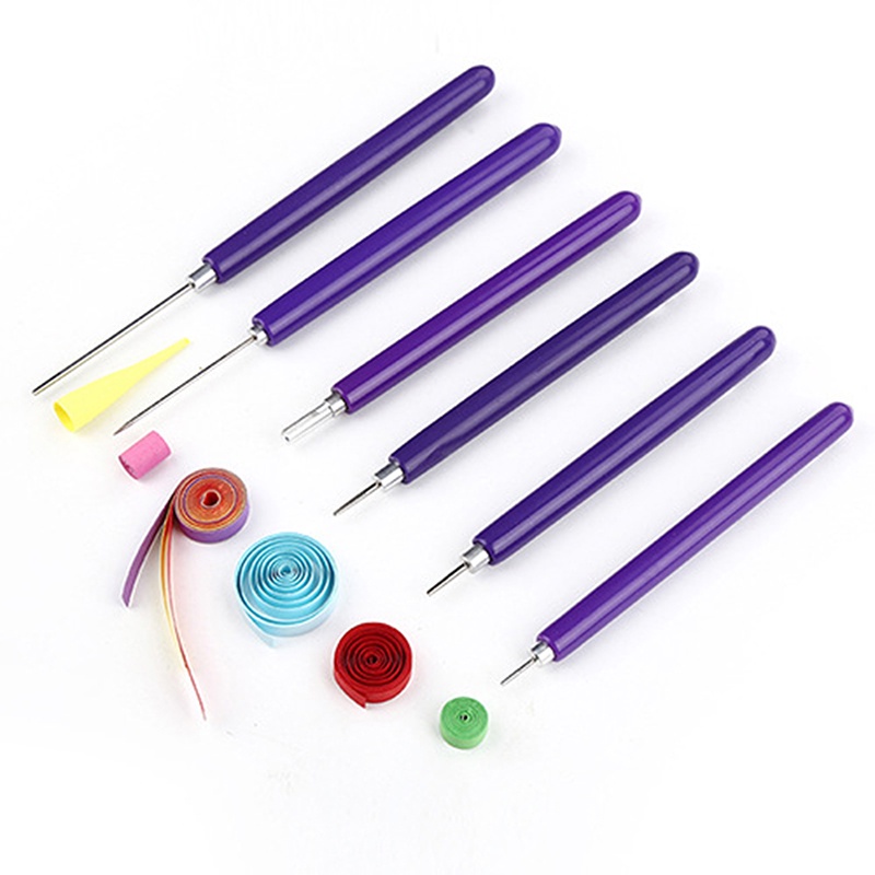 Caneta Quilling De Slot Profundo , Ferramenta De Rolamento De Papel , Agulha De Com Fenda Para Artesanato DIY Enrolament