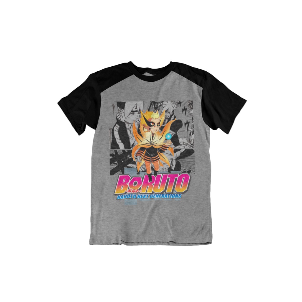 Camiseta Camisa Anime Boruto Naruto Modo Baryon Manga Shopee Brasil