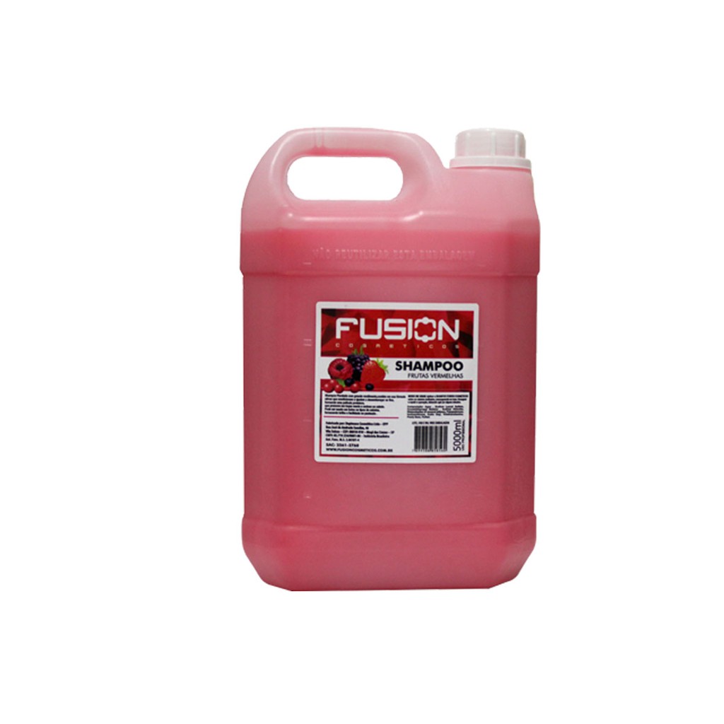 Shampoo de Galão Frutas Vermelhas 5l - Fusion Cosméticos