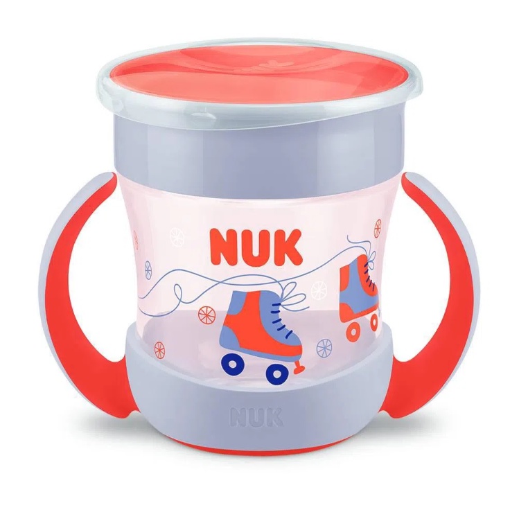 Copo Mini Magic Cup 360° C/ Alça NUK Evolution 160ml Vermelho