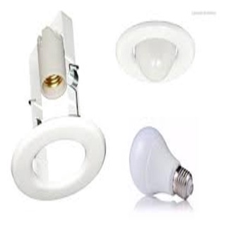 Spot De Embutir Longo Gesso Forro Pvc E-27 Branco