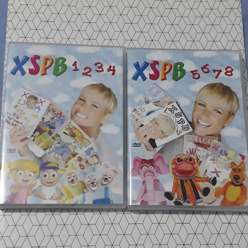 Dvd XSPB 1, 2 3, 4 E XSPB 5,6,7,8 - Xuxa só pra baixinhos Originais
