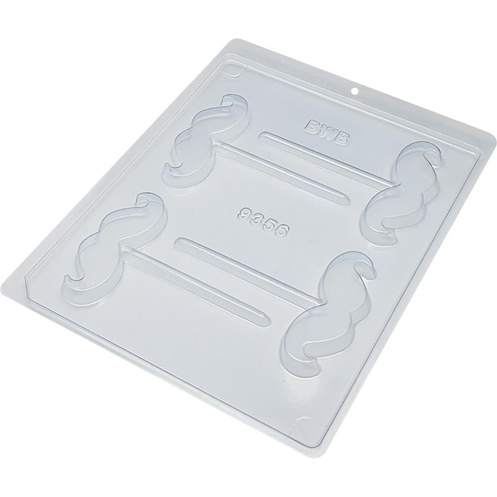 1~10 Forma Simples  Pirulito Bigode Handlebar 9356 - (C4) em Acetato BWB Para Bombom e Doces de Chocolate em Oferta na Shopee