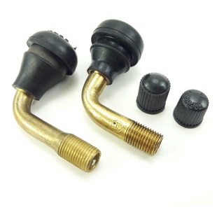 Kit 2 Bicos P/ Pneu Sem Camara 90 Graus Para Burgman / Scooter