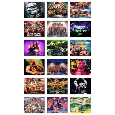 Placas Decorativas Quadrinhos Tamanho 10cm x 14cm Temática Luta Livre WWE Superstars