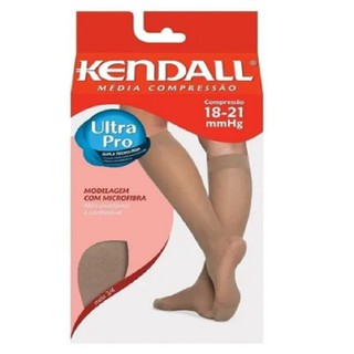 Meia Feminina Kendall 3/4 De Media Compressao 18-21 mmHg Modelo Com Ponteira