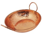 TACHINHOS EM COBRE C/ ALÇAS DE COBRE 13 CM em Oferta na Shopee