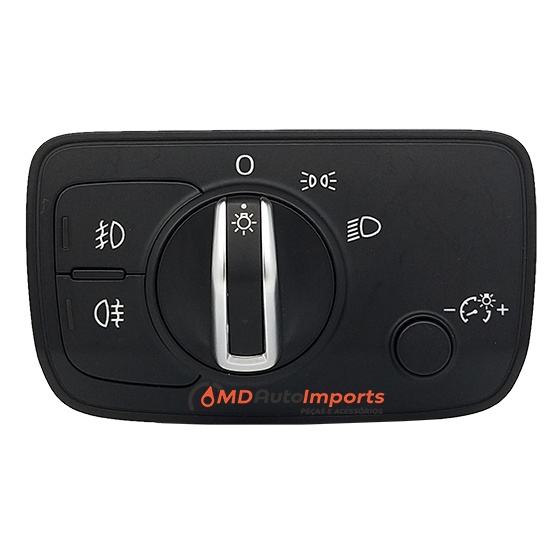 BOTAO INTERRUPTOR FAROL AUDI A3 2015>2017 C/FAROL MILHA E REOSTATO