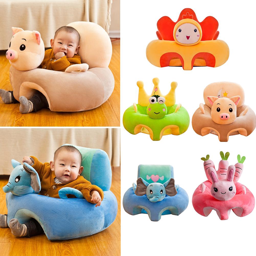 Senhora Capa De Sofa Para Bebe Criativa Dos Desenhos Animados Aprendendo A Sentar Cadeira De Alimentacao Para Assentos Shopee Brasil