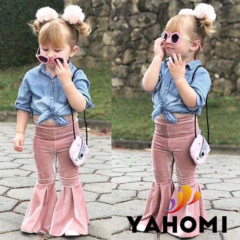 calça flare para bebe