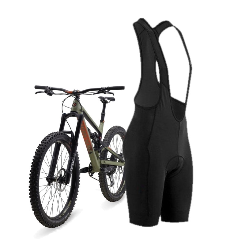 Bermuda Bretelle Bike Mtb Ciclismo Masculino Com Forro Anti Impacto Densidade D90
