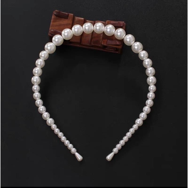 Tiara arquinho de perola para cabelo moda【pronto entrega】 Shopee Brasil