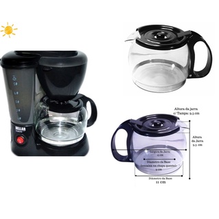 Jarra para cafeteira Dellar DCM019 - 14 xícaras - "COMPATÍVEL"
