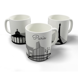 Caneca Personalizada Lugares Paris em Oferta na Shopee