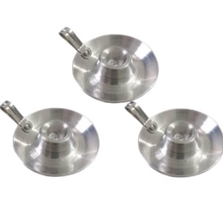 Kit C/ 3 Porta Vela Castiçal Suporte Vela Palito Em Alumínio 3 Unidade em Oferta na Shopee