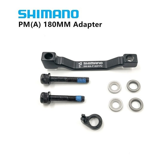 Adaptador De Freio Shimano Pm Post Mount 180mm Ou 203mm P/ Disco Rotor 180 Ou 203 Original Shimano