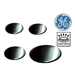 Kit 4 Queimadores Liso (tampa) 2p + 1m + 1g Peças Fogão Ge