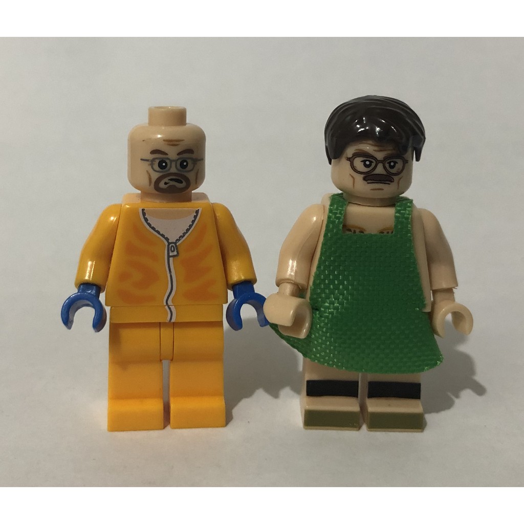 Boda Resistencia presentación Minifiguras Breaking Bad Walter White Heisenberg Jesse Pinkman Compatível  Lego | Shopee Brasil