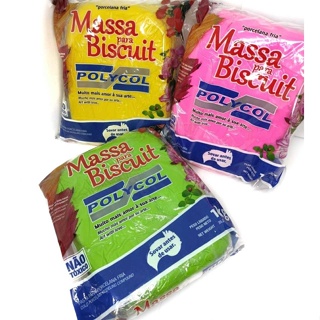 Massa de Biscuit Colorida Polycol 1 KG em Oferta na Shopee