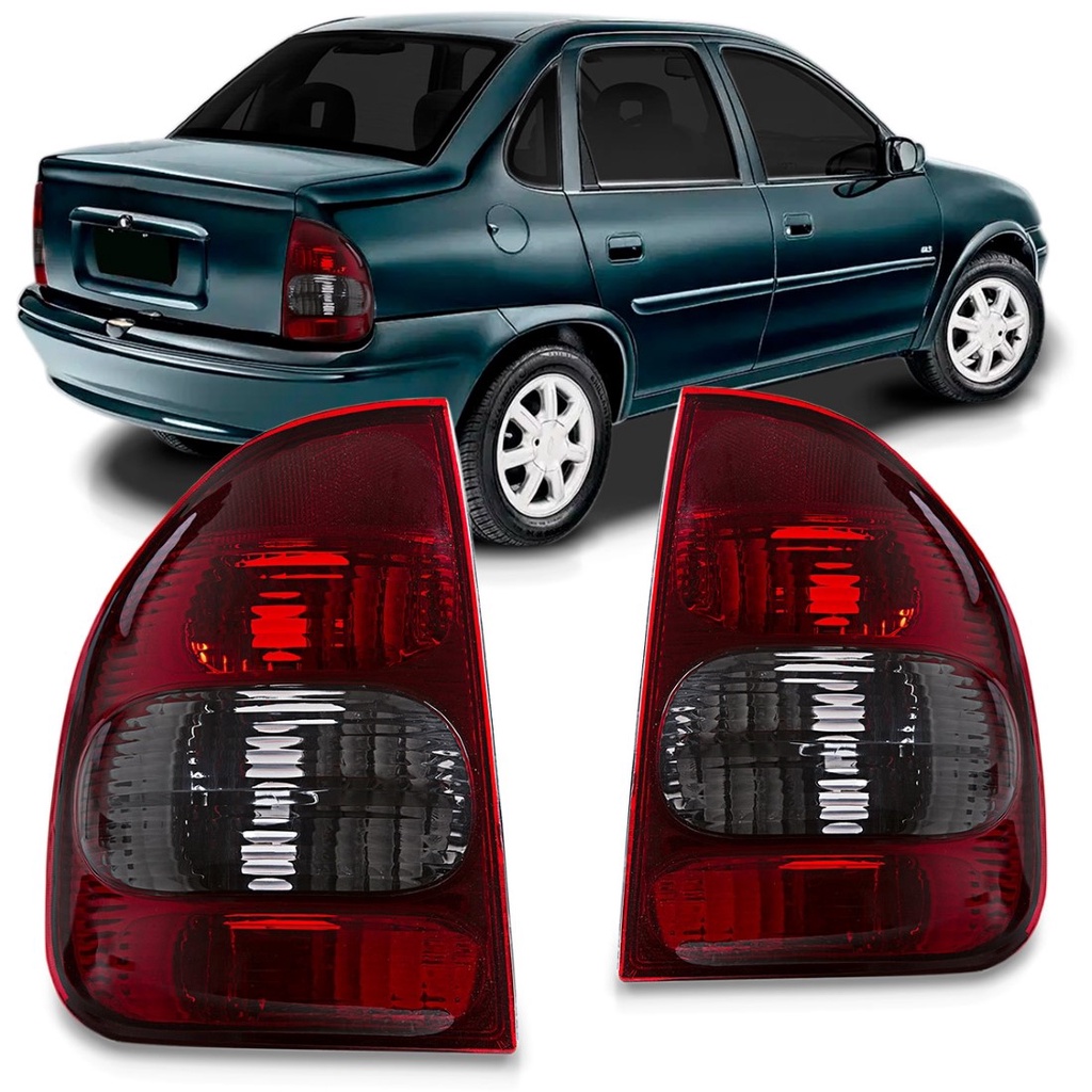 Lanterna Traseira Corsa Sedan Classic 2000 a 2010 Fumê em Oferta na Shopee