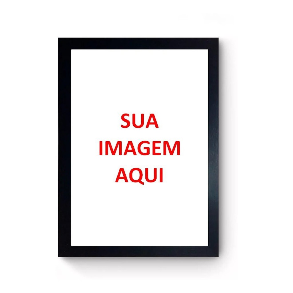 Kit 02 Quadros Personalizados 21x30 Com Moldura