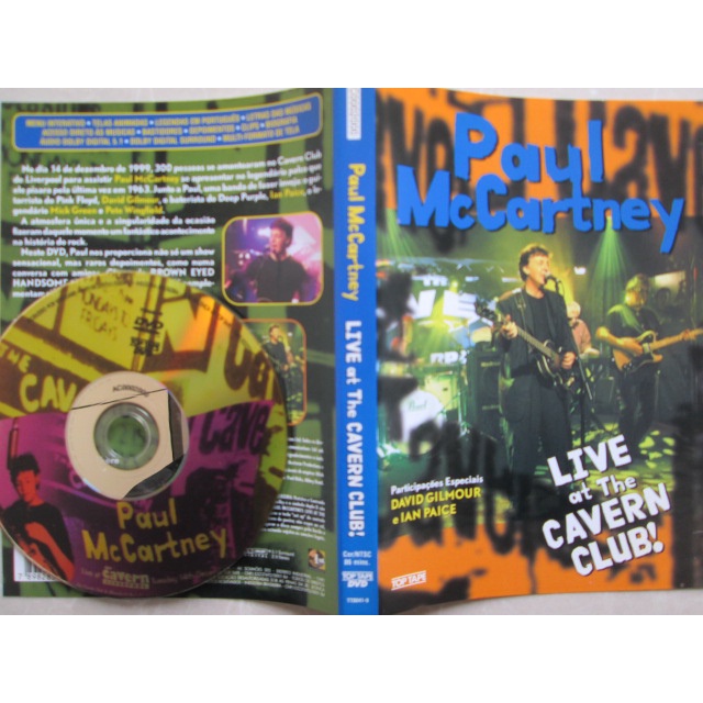 DVD / PAUL McCARTNEY / THE BEATLES / Live At The Cavern Club ! / Original / Midia Exelente Nova