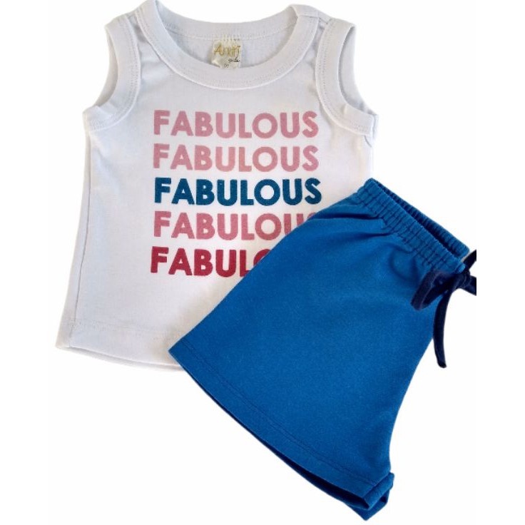 Conjunto infantil feminino de menina marinheira, fabulosa  tam 1