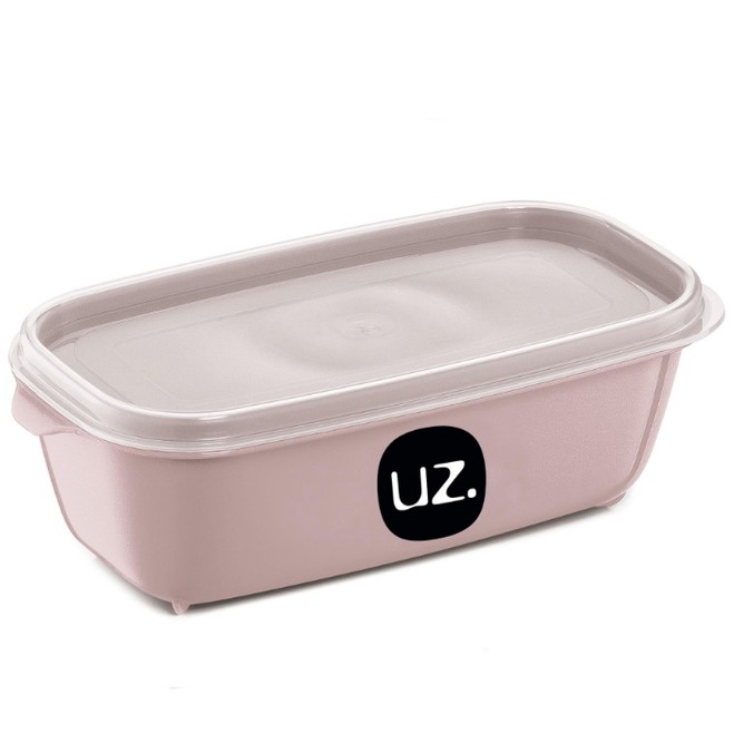 POTE 3LTS MULTIUSO RETANGULAR PLASTICO ROSA - Uz utilidades