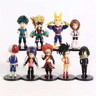 Kit 9 Bonecos Boku no Hero Academia Figure Action My Hero Academy Deku ...