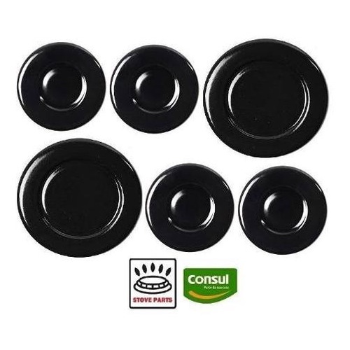 Kit Espalhador Peças Fogão Consul Salvia Alecrim 6 Bocas