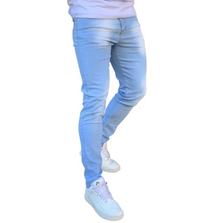 Calça Slim Masculina Jeans Com Lycra Slim Fit