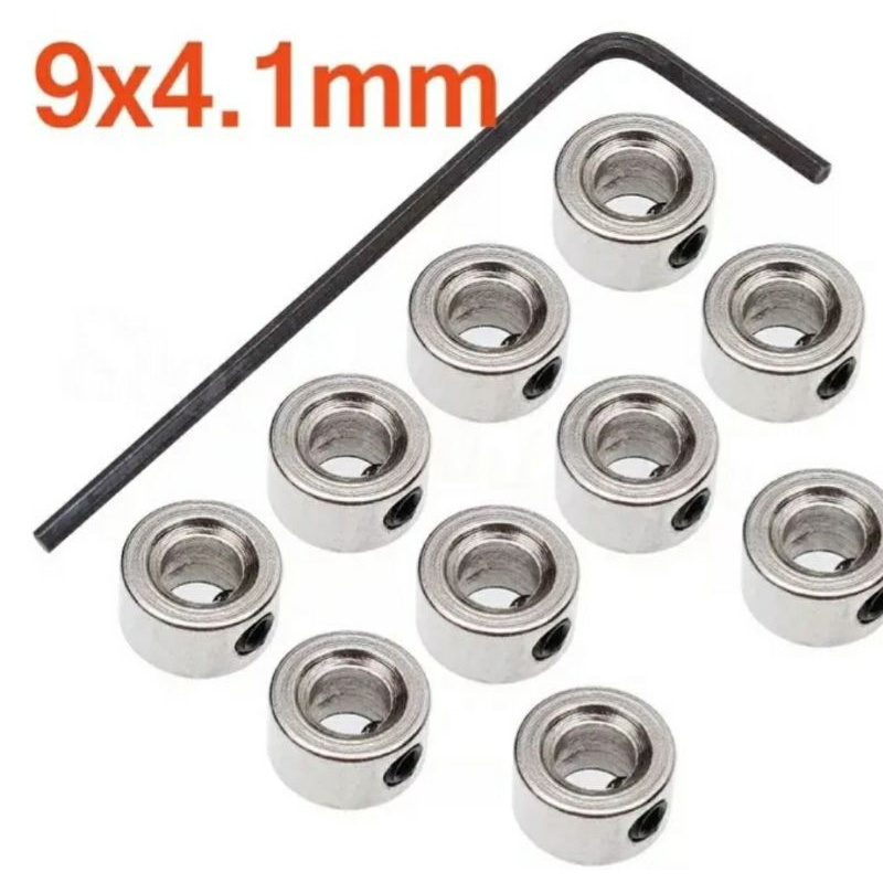 Retentor de roda 4.1mm 10x unidades chave allen trem de pouso aeromodelo bobby diy rc