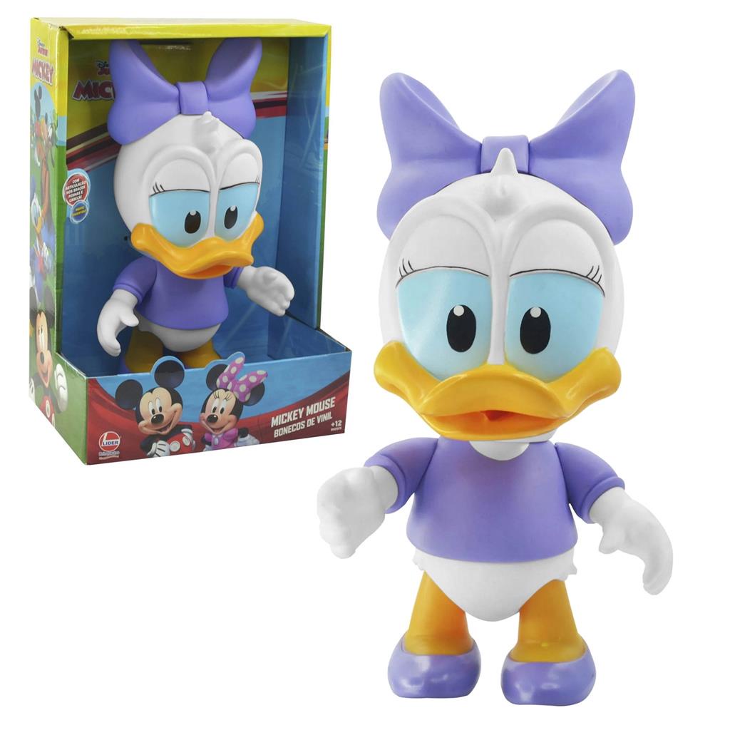 Boneca Margarida Disney 28cm Turma Do Mickey Vinil - Lider Brinquedos