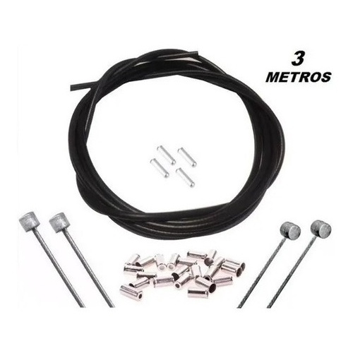 Cabos Completos + Conduites Teflon Freio E Marcha Bicicleta em Oferta na Shopee