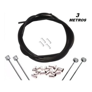 Cabos Completos + Conduites Teflon Freio E Marcha Bicicleta em Oferta na Shopee