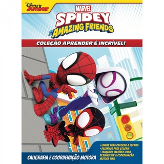 Aprender é Incrível Marvel - Spidey Caligrafia e Coordenação Motora