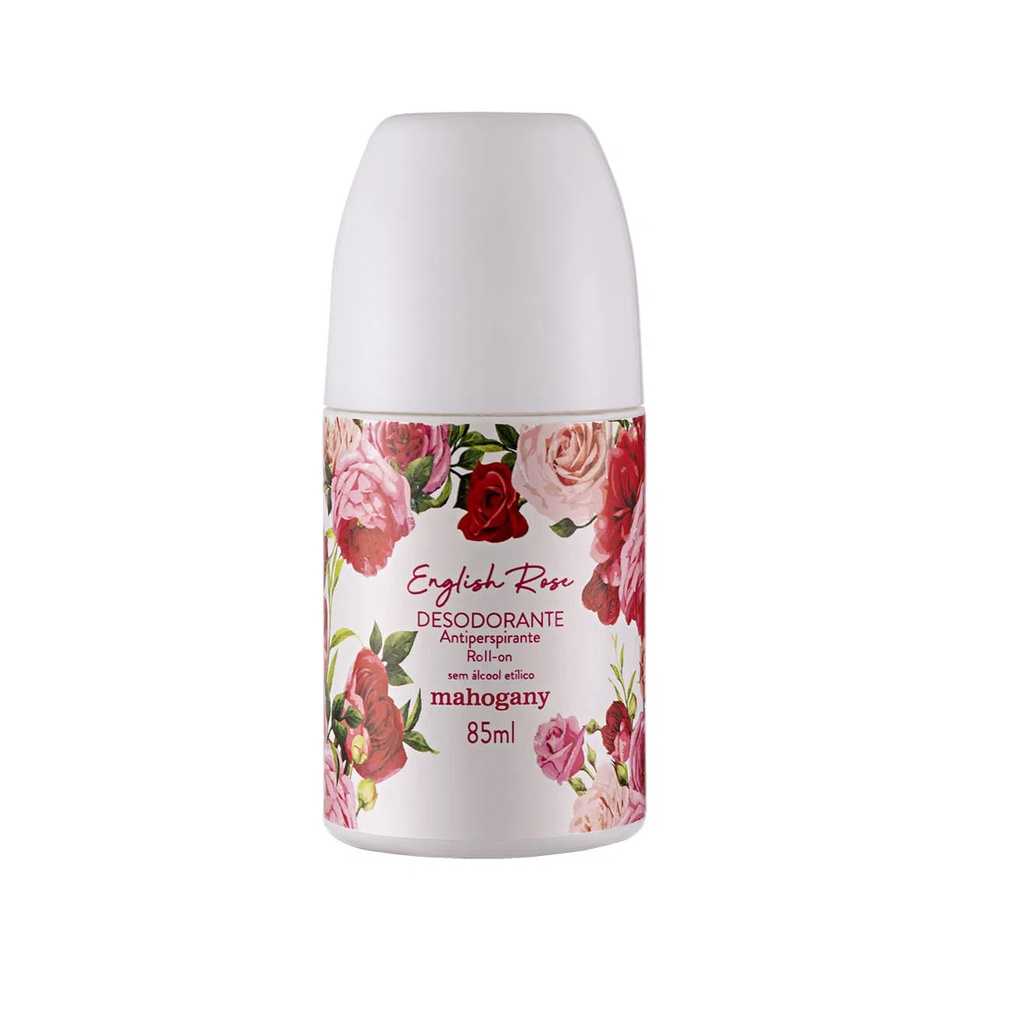 Desodorante Roll On Mahogany English Rose 85ml em Oferta na Shopee