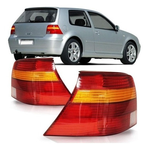 Lanterna Traseira Golf 2000 2001 2002 2003 A 06 07 Tricolor em Oferta na Shopee
