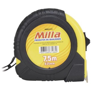 TRENA 7,5M X 25MM EMBORRACHADA COM TRAVA MILLA | Shopee Brasil