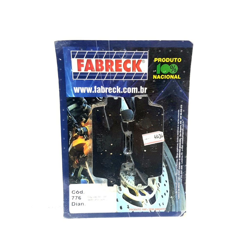 Pastilha De Freio Dianteira Dafra Next 250