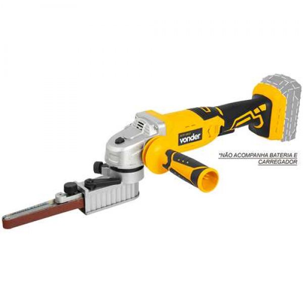 Lixadeira De Cinta 18V Bateria Intercambiável Sem Bateria e Carregador ILCV1812 Vonder em Oferta na Shopee