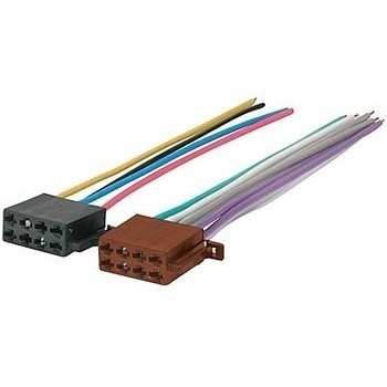 Conector Tomada Chicote Femea 16 Vias Para Cd Player Ou Dvd