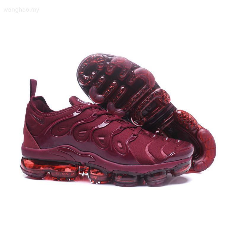 vapormax plus vermelho escuro