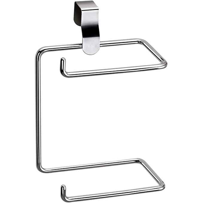 Suporte Para Papel Higiênico Duplo Cromado Para Caixa Acoplada Arthi em Oferta na Shopee