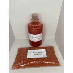 Kit Cereja c/ Avelã Sais de Banho + Espuma De Banho