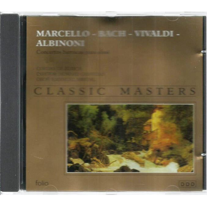 1500 Mcd- Cd Original 1997- Classic Masters- Marcell- Bach- Vivaldi- Albinoni- Concertos Barrocos Para Oboé- Cordas De Zurich- Clássica