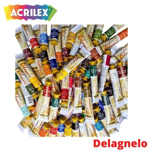 Kit 76 Tintas Oil Colors Classic 20ml Acrilex Todas As Cores