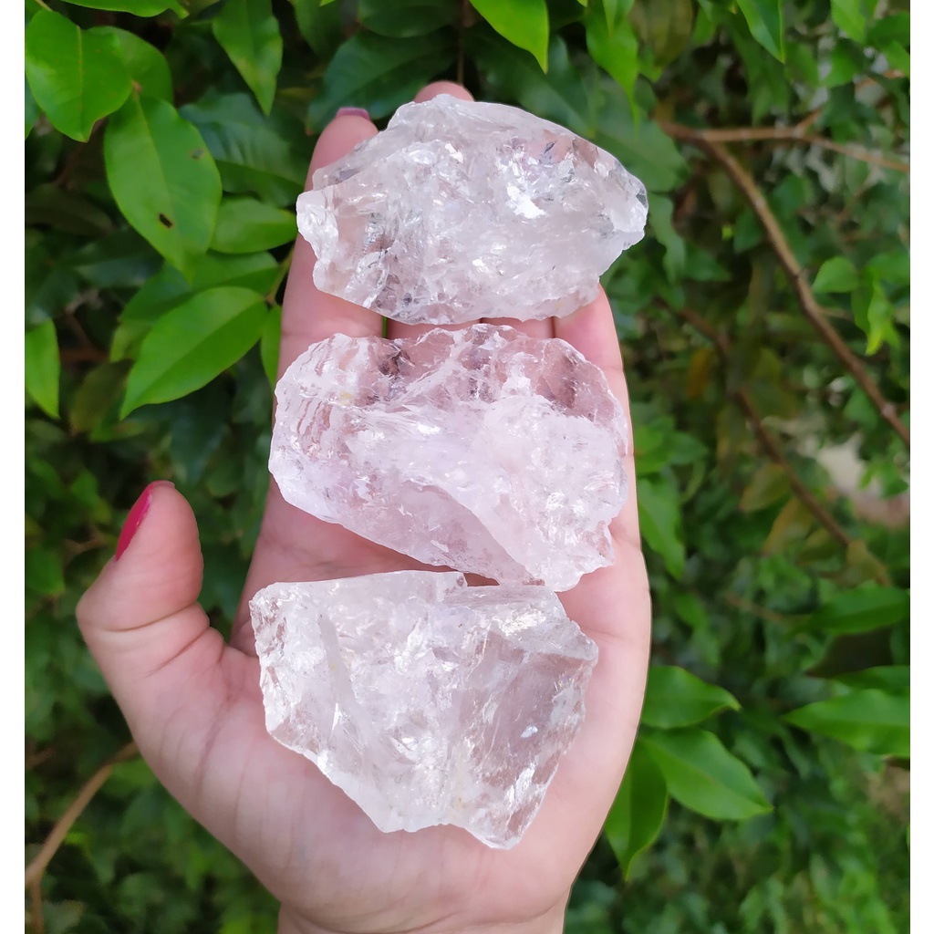 Pedra Bruta Cristal Quartzo Natural GRANDE- Equilibrador Emocional Cristal